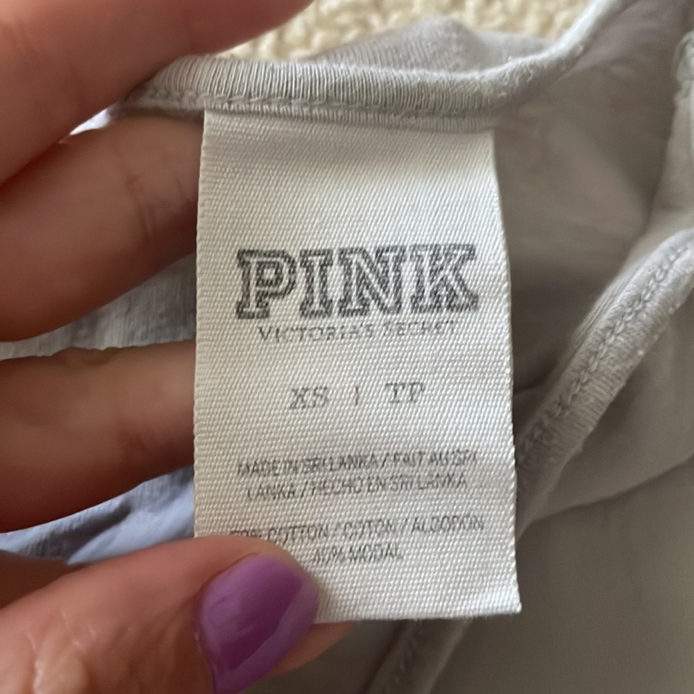Womens Pink Victoria Secret Workout Shirt - Picture 4 of 5
